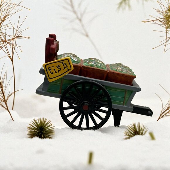 Dept 56 Chelsea Market Fish Monger - Cart Only - Dickens Village Loose Figurine - Picture 1 of 7